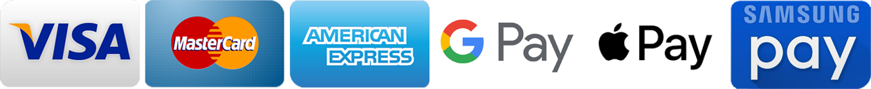 We accept all major debit & credit card